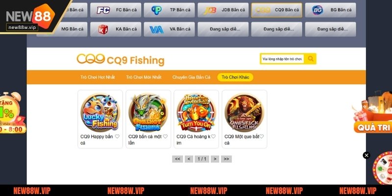 Cung cấp nhiều trò chơi có chất lượng cao từ nhà phát hành uy tín