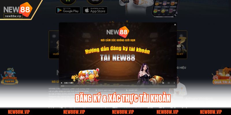 Đăng ký & xác thực tài khoản