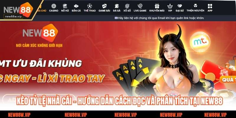 Kèo Tỷ Lệ Nhà Cái - Hướng Dẫn Cách Đọc Và Phân Tích Tại New88 