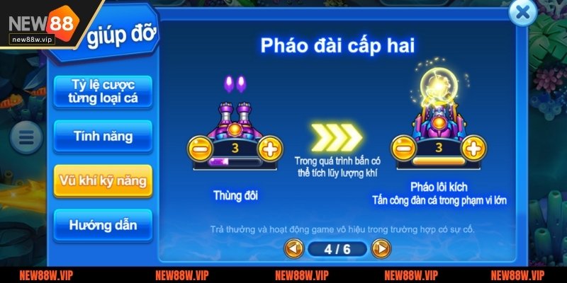 Mang đến nhiều vũ khí để ngư thủ nhanh chóng hạ gục con mồi