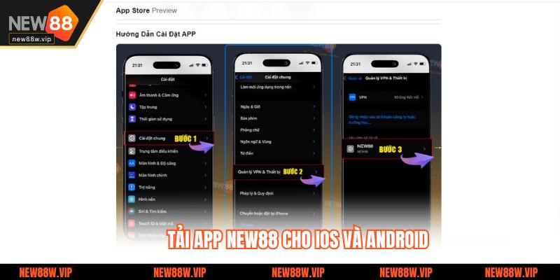 Tải app New88 cho iOS và Android