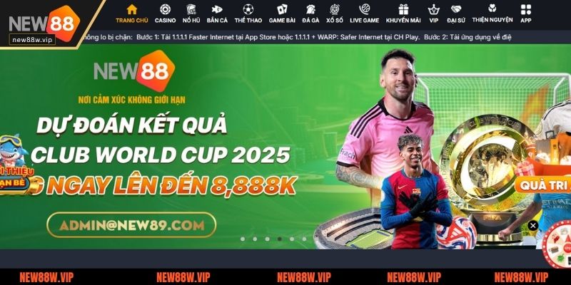 Ưu điểm nổi bật nhất để gây dựng tên tuổi vươn xa của NEW88